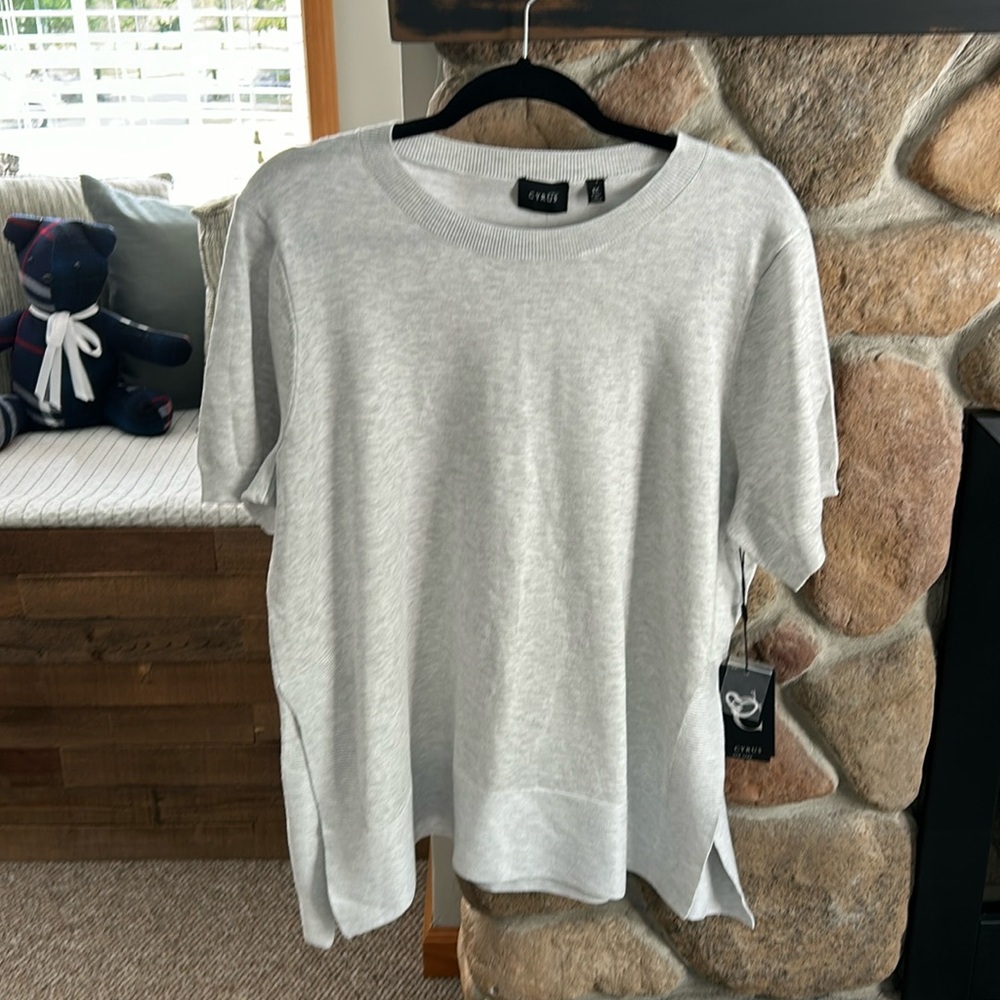 Cyrus Light Gray Women's Top